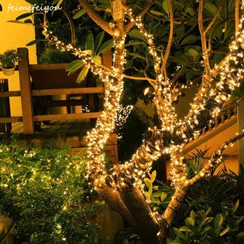 50M 400 Led String Light Christmas Party Decoratie Indoor Tuin Binnenplaats Party Dress Up Kroonluchter Kerstboom Decoratie 50M 400 Led String Light Christmas Party Decoratie Indoor Tuin Binnenplaats Party Dress Up Kroonluchter Kerstboom Decoratie