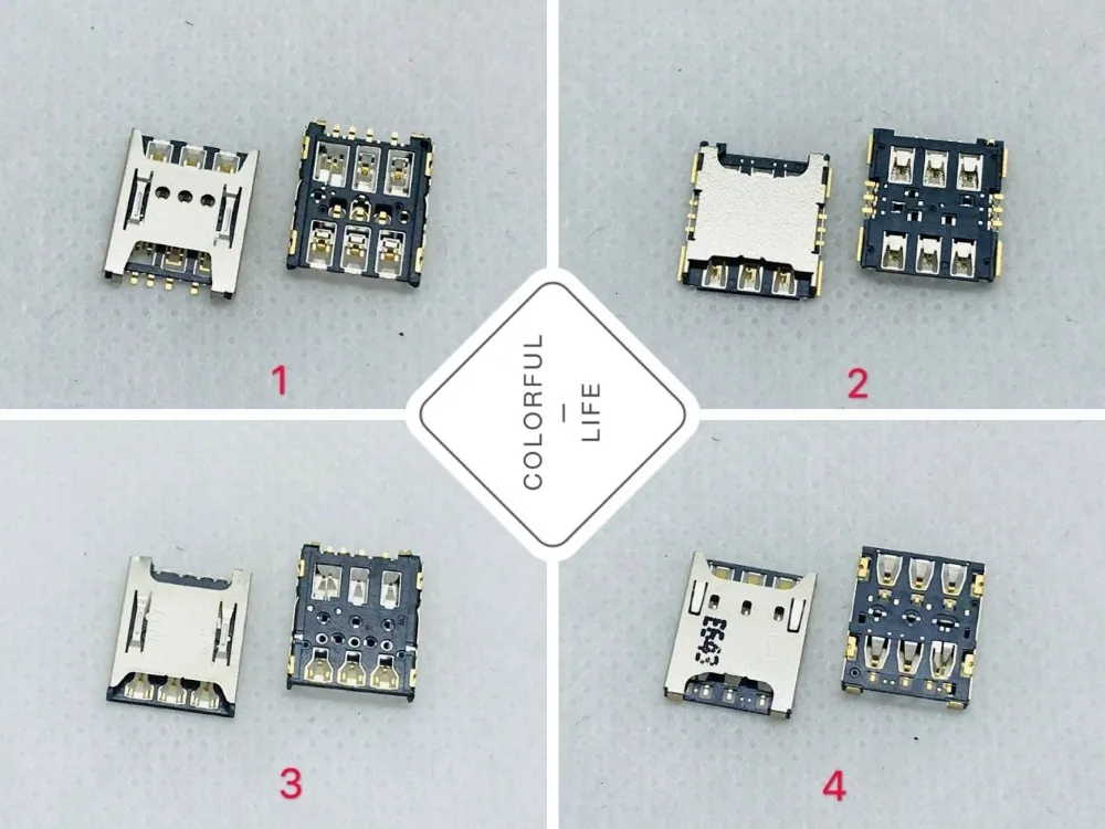 Детские Смарт-часы Buddy Dragon Okii Flip Micro 6/8pin LCN Nano sim-карта Push-pull PCB FPC слот адаптер лотка держатель считыватель Pin