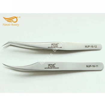 

5pcs/lot VETUS highest quality eyelash tweezers feather and dolphin style for mature eyelashes division