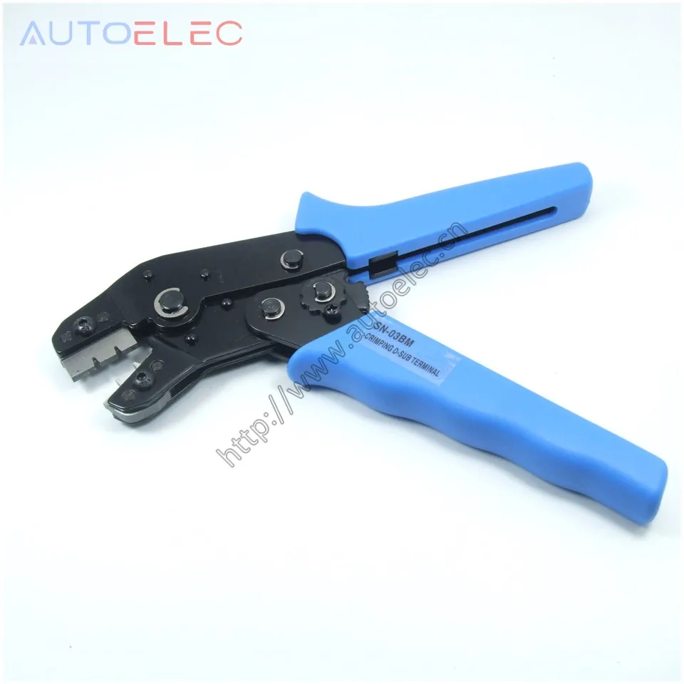 

SN-03BM Hand Crimping pliers For Crimping of D-SUB connectors,XH,PH 1.5 1.25 ZH1.5 30-24AWG Crimping tool 0.08-0.14mm2 terminal