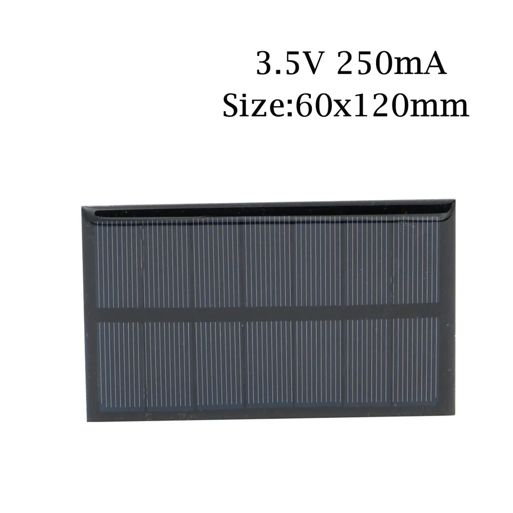 Солнечная панель 3 в 3,5 в 4 в мини Солнечная система сделай сам для батареи сотового телефона зарядное устройство портативное 0,36 Вт 0,45 Вт 0,9 Вт 0,24 Вт 0,6 Вт 0,64 Вт солнечная игрушка