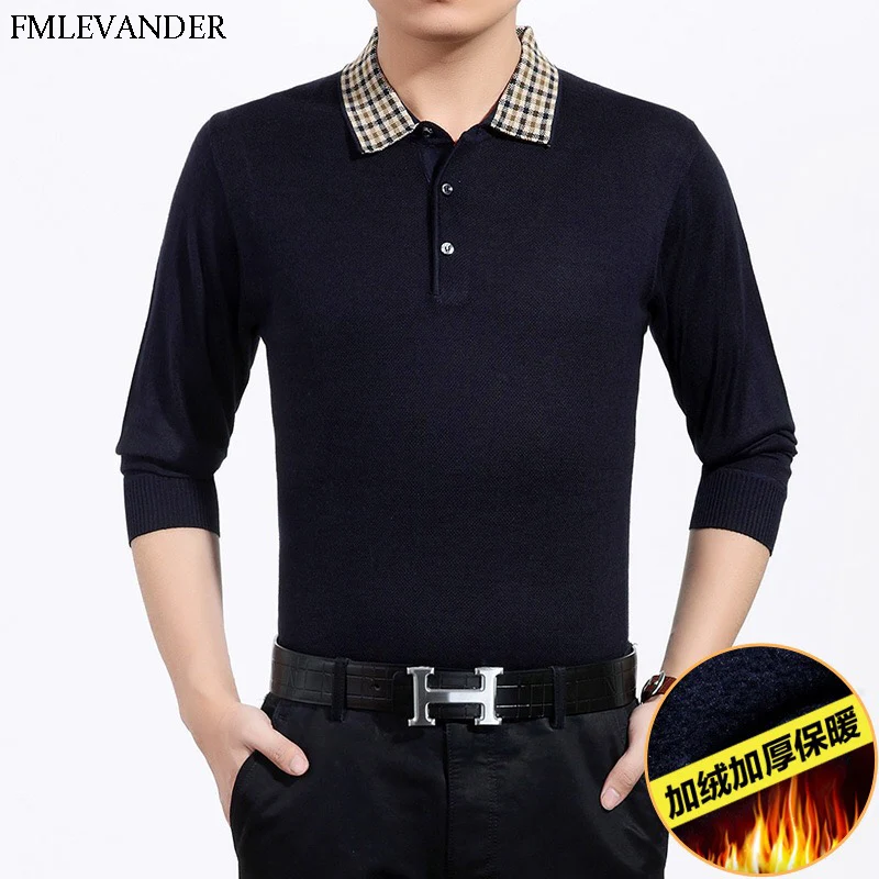 Мужская одежда ropa de hombre 2018 Большие размеры 3XL толстый теплый флисовый свитер с