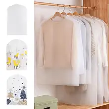 10 шт./лот вакуумные пакеты для хранения одежды пылезащитный чехол для костюма протектор шкаф сумка для хранения ткань подвесная одежда