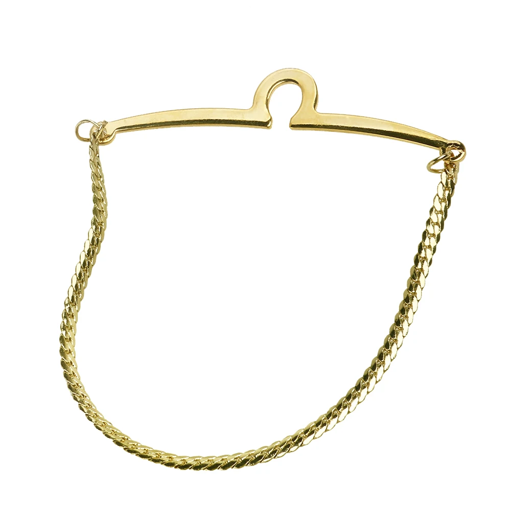 

Mens Twisted Braid Style Tie Chain (Golden)