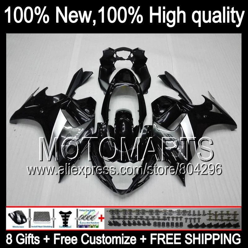 Glossy black Bodys For SUZUKI GSX650F 08 09 10 11 12 13