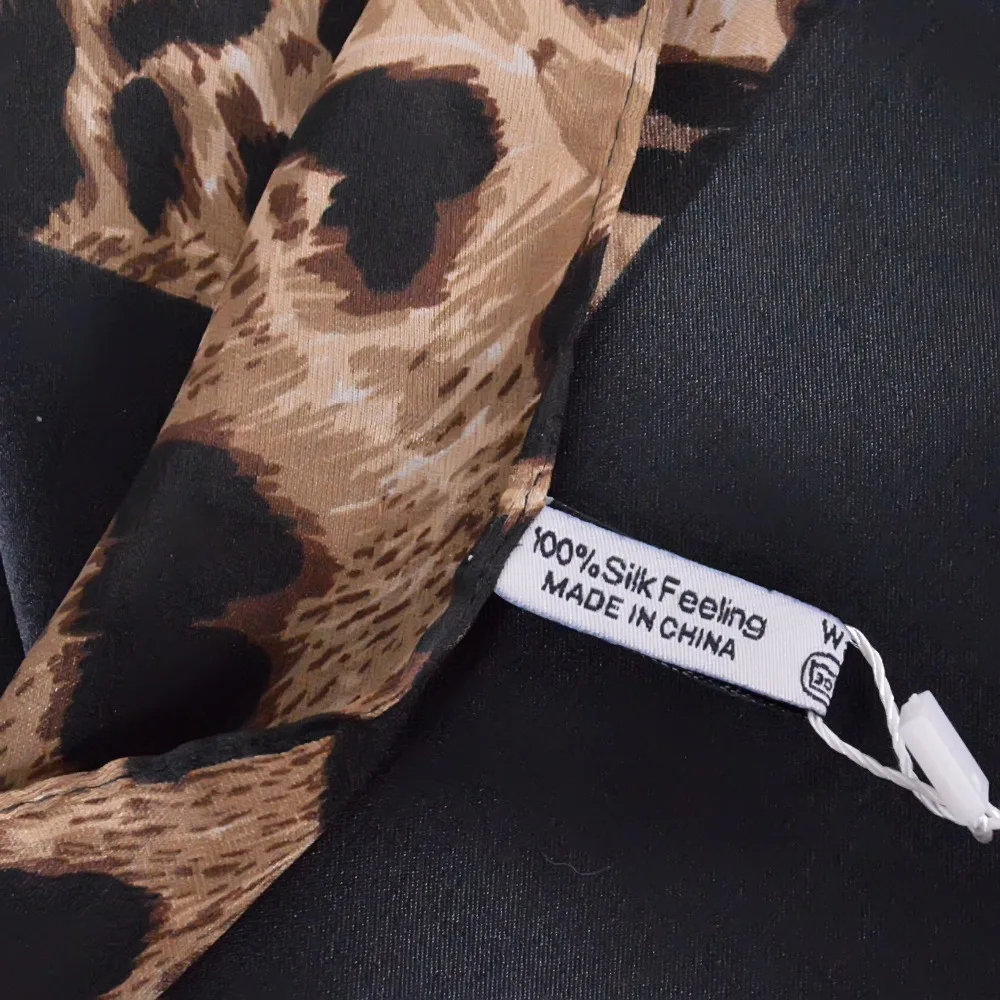 Женский квадратный шарф с леопардовым принтом [BYSIFA] кофейный черный 2016 новый