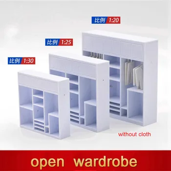 

scale 1/20-30 DIY sandbox section model building model material indoor ABS furniture open wardrobe