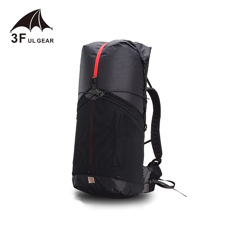 3F UL GEAR 55L большой рюкзак для скалолазания XPAC уличная Сверхлегкая рама меньше пакетов сумки легкие прочные дорожные походные рюкзаки