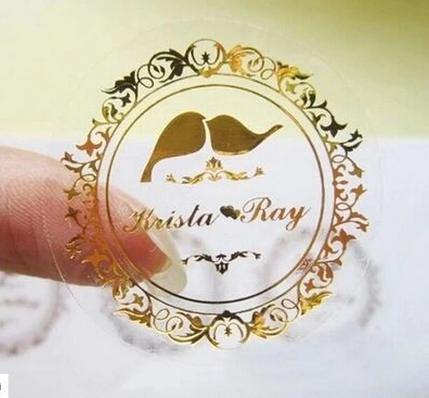 custom metallic stickers