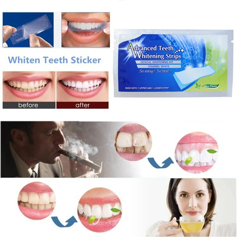 10 шт./5 пар, 3D отбеливающие полоски для зубов, усовершенствованные полоски для гигиены полос рта, отбеливающие полоски для зубов, инструменты для отбеливания зубов TSLM2