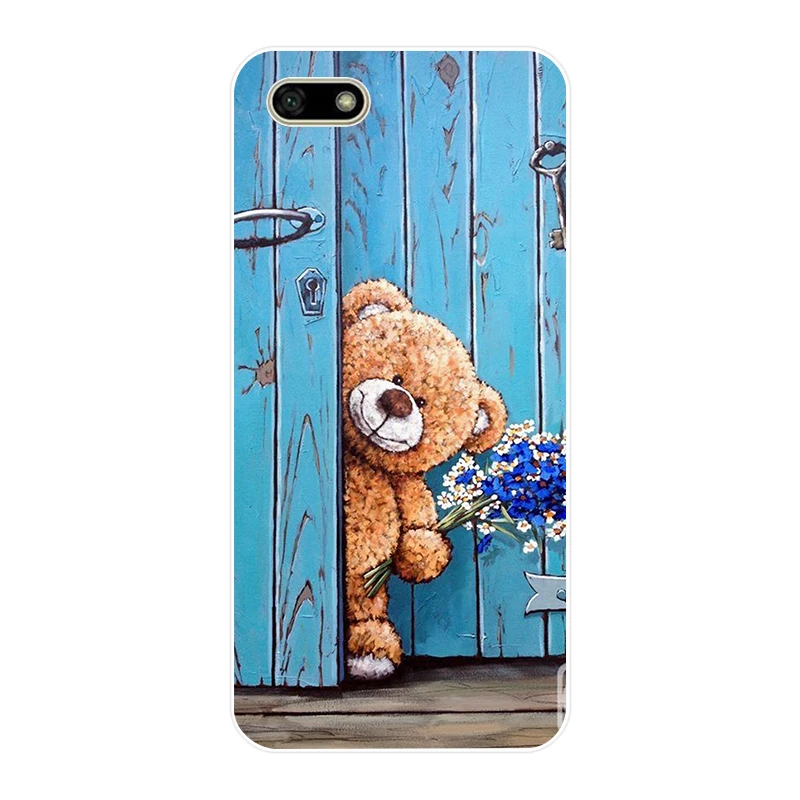 4 Силиконовый чехол C для huawei Honor 7A, чехол 5,45 дюйма, мягкий чехол для телефона huawei Honor 7A 7 A, DUA-L22, русская задняя крышка, чехол, бампер - Цвет: 4