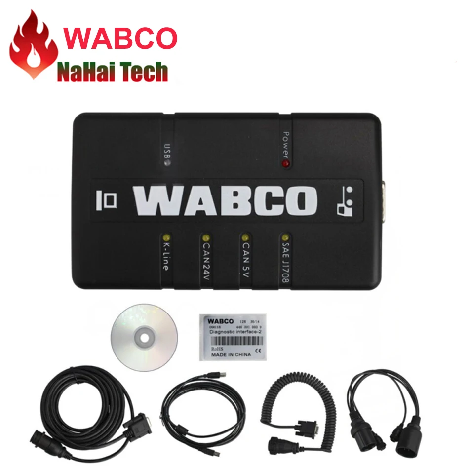 Бесплатная доставка Набор для диагностики WABCO (WDI) прицеп и грузовик