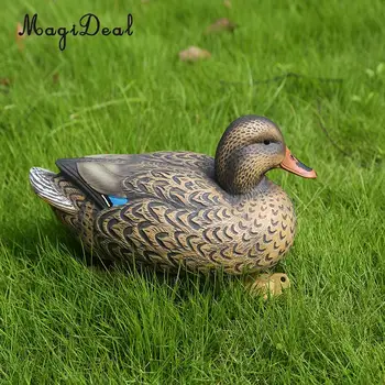 MagiDeal Floating Plastic Mallard Duck Decoy Deadly Hunting Fishing Lure Decoy Hen for Outdoor Camping Hunting Hunting Decoy hunting gadwall duck decoy electric flying duck motorized duck decoy with remote control
