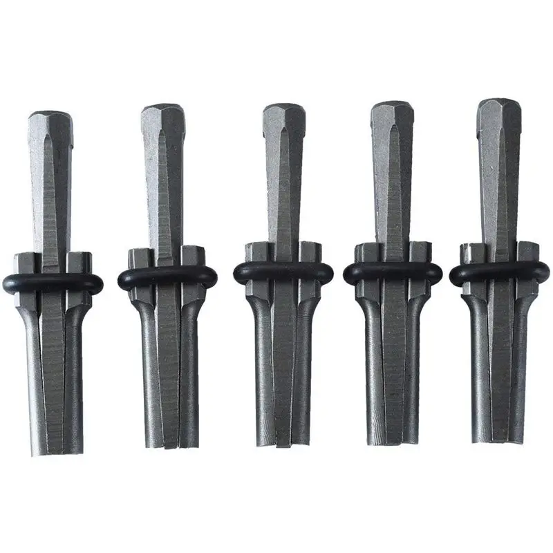 

ELEG-5 Set 9/16 inch Plug Wedges Feather Shims Concrete Rock Stone Splitter Hand Tools 14Mm
