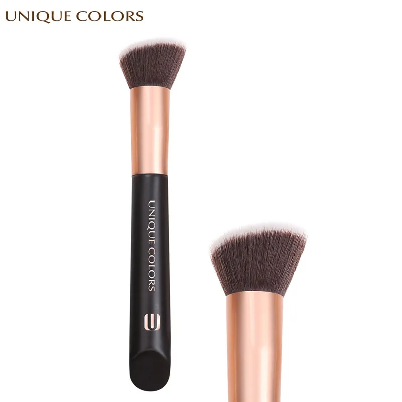 

UNIQUE COLORS 1Pcs Powder Makeup Brush For Face BB Cream Beauty Blush Foundation Base Contour Cosmetics Brush Makeup Tools