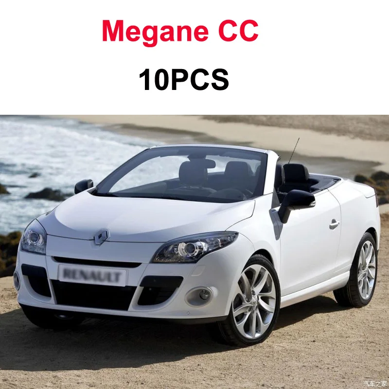 Идеальный белый без ошибок для 1995- Renault Megane I II III IV 1 2 3 4 CC автомобильный светодиодный светильник для внутреннего чтения Карта Лампа Комплект - Испускаемый цвет: CC (10PCS)