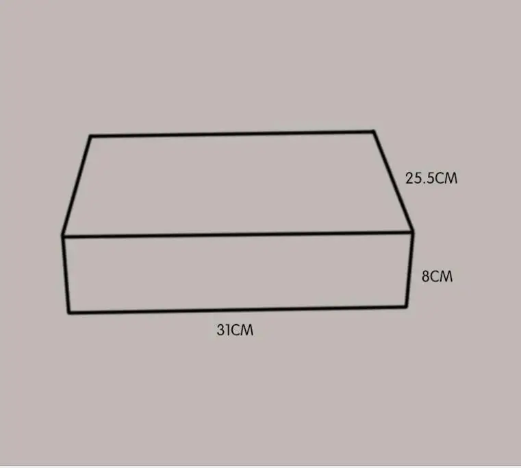 31*25,5*8 см Большой размер подарочная упаковочная коробка большая черная коробка из крафт-бумаги новая упаковочная коробка для одежды