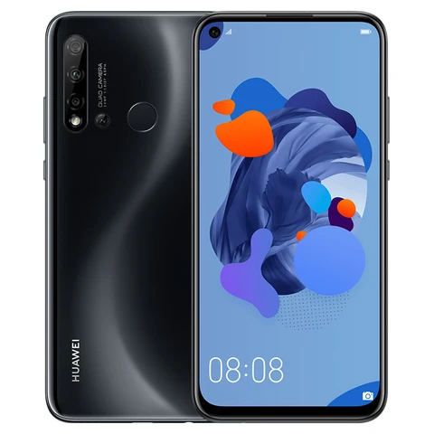 Huawei Nova 6 4 IPS Full Screen EMUI 9 1 2310 1080 Octa Core 4000mAh 1080P cameras 24MP 24MP 8MP 2MP 2MP Fingerprint