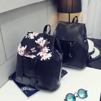 

031818 new hot lady small floral backpack