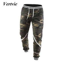 Vertvie Мужские Беговые брюки тренажерный зал фитнесс брюки джоггеры с камуфляжным принтом Мужские Спортивные штаны Новые спортивные мужские штаны осень