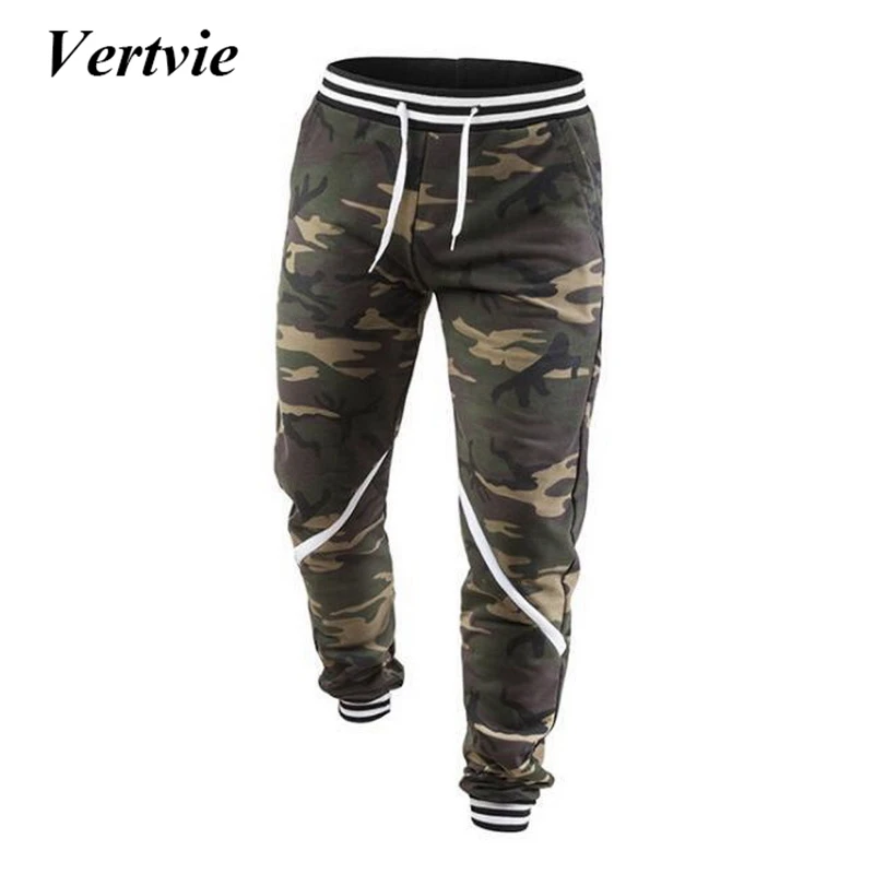 

Vertvie Man Running Pants Gym Fitness Trousers Camouflage Joggers Men's Sweatpants 2019 New Jogging Sports Male Pants Autumn