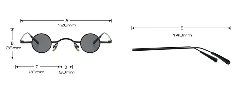 SHAUNA Ретро стимпанк Солнцезащитные очки женские Ins популярные маленькие круглые солнцезащитные очки мужские