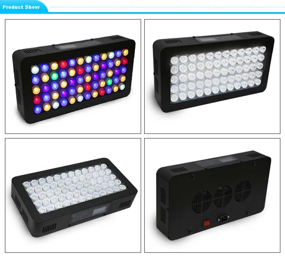 Remote or Touch control 180W LED Aquarium Light Timer Control Dimmable lamp Freshwater and Saltwater Coral Reef Grow Fish Tank  (1)
