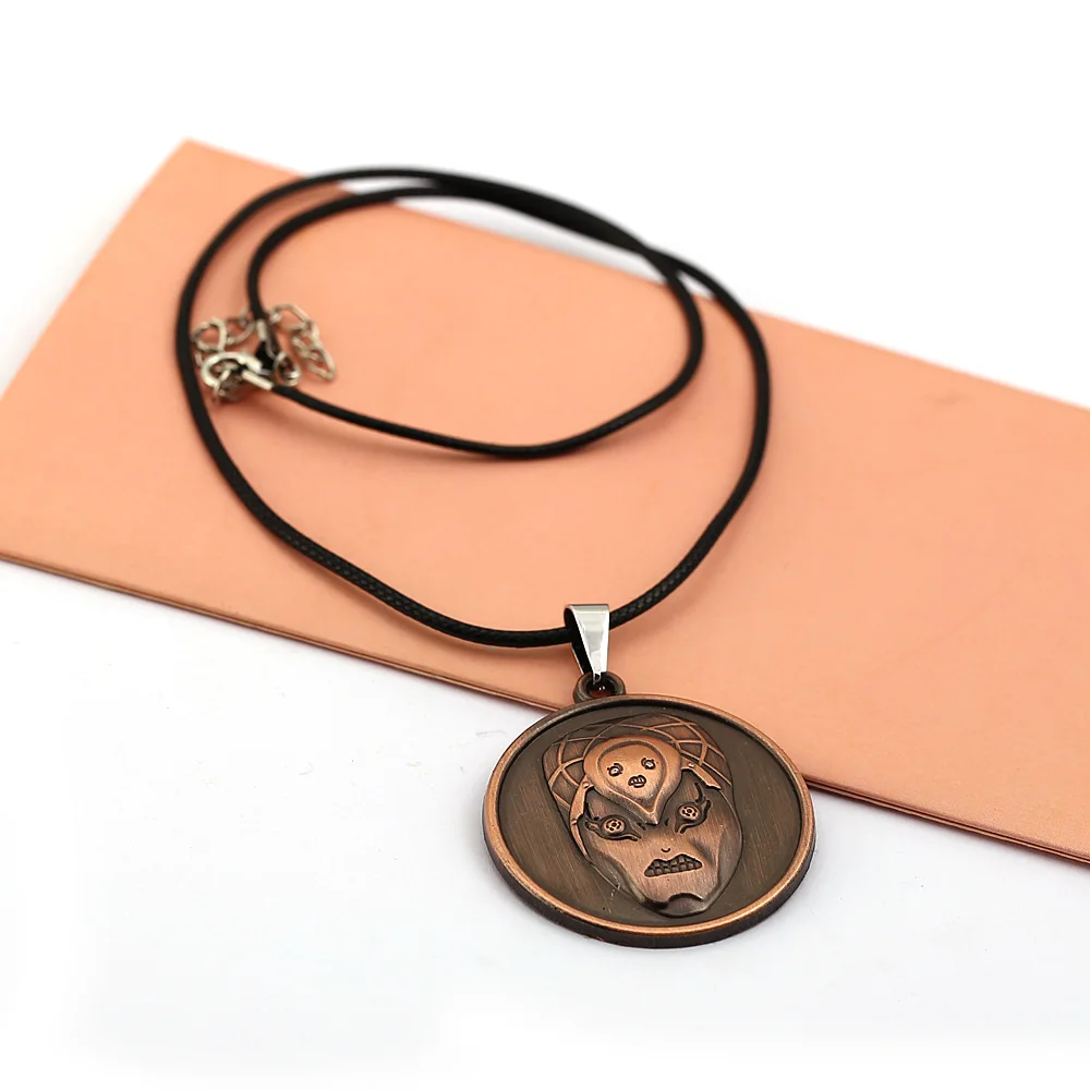 Аниме JOJOS причудливый Кулон "Приключение" металлическая цепь для мужчин и женщин сумка ожерелье s подвеска Higashikata Josuke ювелирные изделия