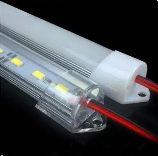 9 Вт 50 см 36 светодиодный 5730 5630 SMD Водонепроницаемый жёсткая планка шкафа светодиодный бар освещение чистого белого цвета теплый белый с крышкой DC12V