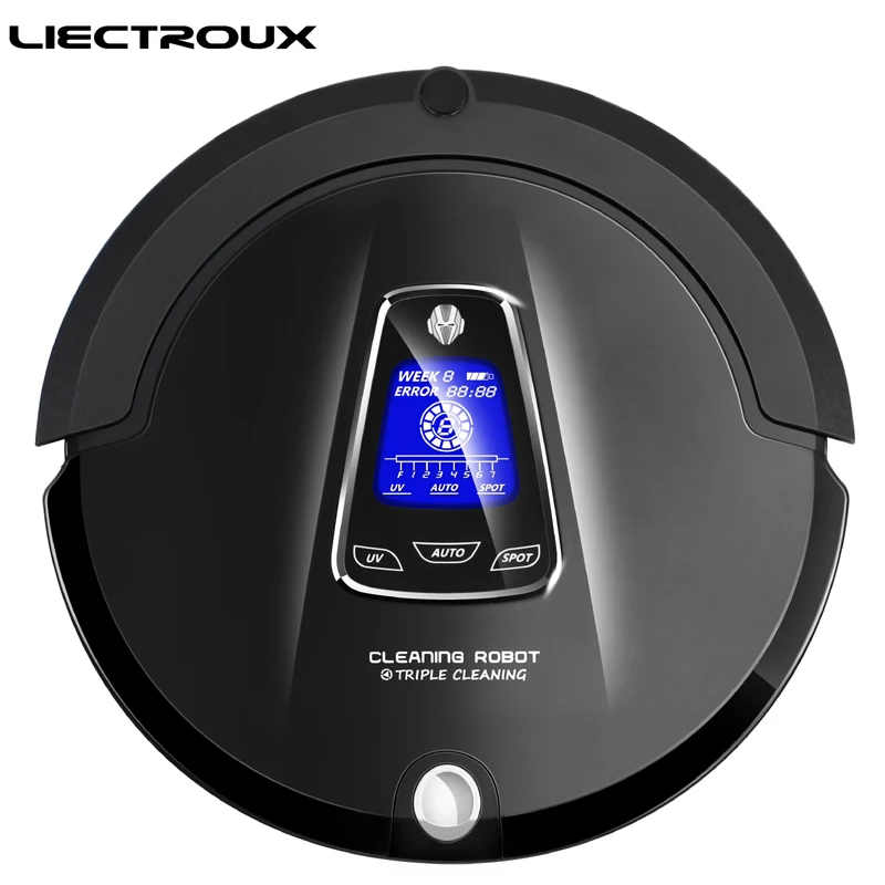 

(Ship From Russia) LIECTROUX A335 Multifunction robot vacuum cleaner with mop, Schedule,2Way Virtual Blocker,SelfCharge with LCD