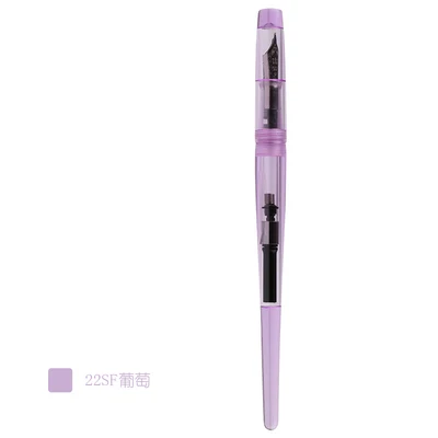 Moonman Penbbs 267 акриловая авторучка с длинным хвостом, Красивая цветная прозрачная офисная чернильная ручка с коробкой Иридиум F Перо - Цвет: 7