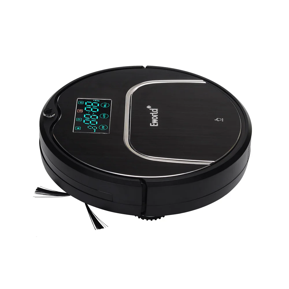 (Ship from RU) Eworld M883 Smart Robot Vacuum Cleaner With Mop Schedule Self Charge With LCD Storage Big Box for Home Household