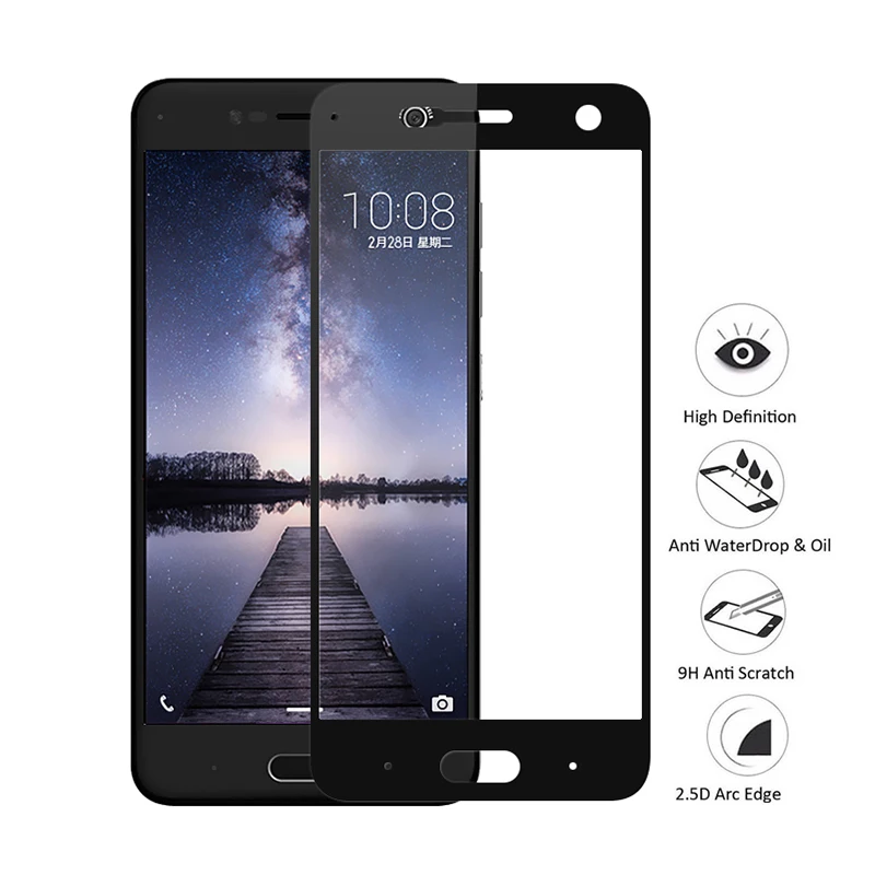 

9H Tempered Glass For ZTE Blade V8 Full Cover Screen Protective Glass Film For ZTE Axon 7 nubia Z17 Mini S Z18 Mini V18 case v 8