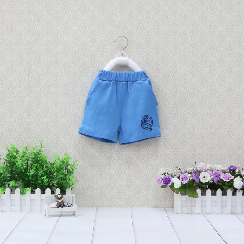 Cotton Summer Shorts with pocket for 1 to 5 years old Baby boys breeches kids short clothes several colors available