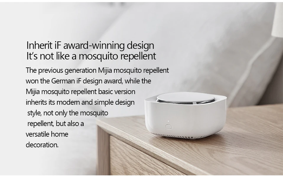 Xiaomi Mijia Mosquito Repellent Killer умная версия синхронизации без Нагрева Вентилятор привод со светодиодным светильник работает в Mihome app