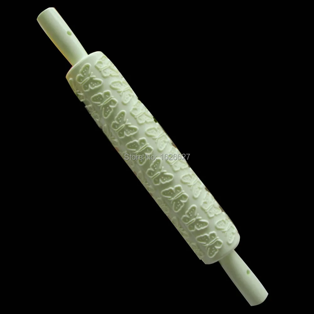 Prime Plastic Classic Fondant Rolling Pin Mold Butterfly Shaped for