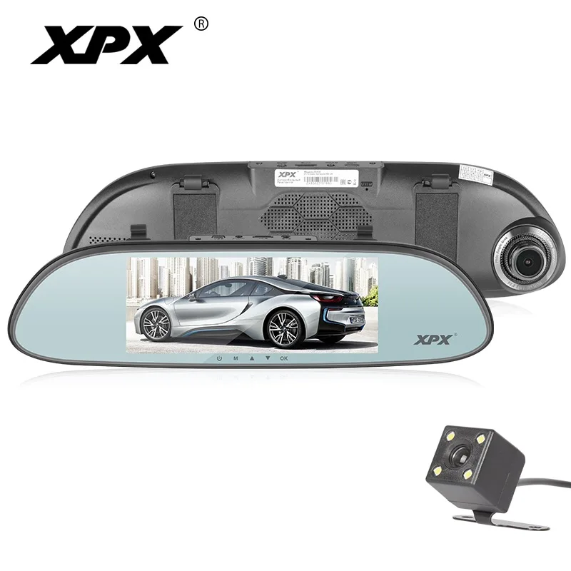 

XPX ZX858 DVR CAR DVR Rear View Camera with GPS WiFi Full HD Allwinner A33 170 degree Loop recording Bluetooth Car camera