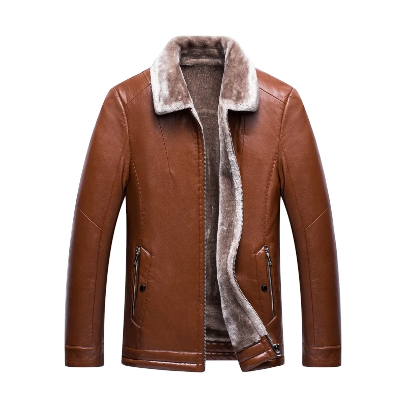 Зимняя куртка для мужчин, теплая утолщенная парка, Mujer, плюс размер, 5XL, секционный слой, кожаная куртка, chaqueta cuero hombre 2579