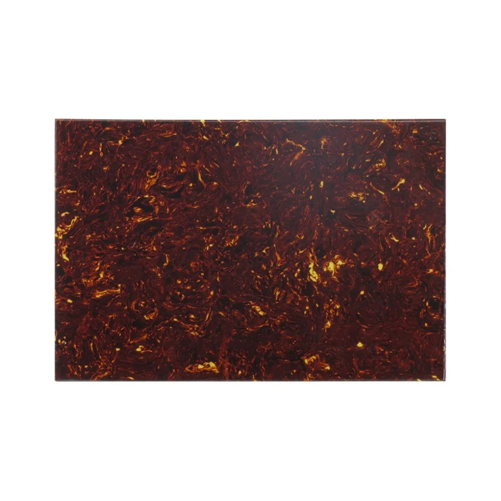 

FLEOR Brown Tortoise Guitar Pickguard Blank Sheet Material PVC Celluloid 4Ply Scratch Plate 290x430x2.3mm Guitar Parts