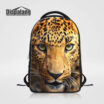 

Dispalang Leopard Prints Laptop Bag Teenagers Schoolbag Student Laptop Backpack Tiger Animal Bagpack Shoulder Bookbag Mochila