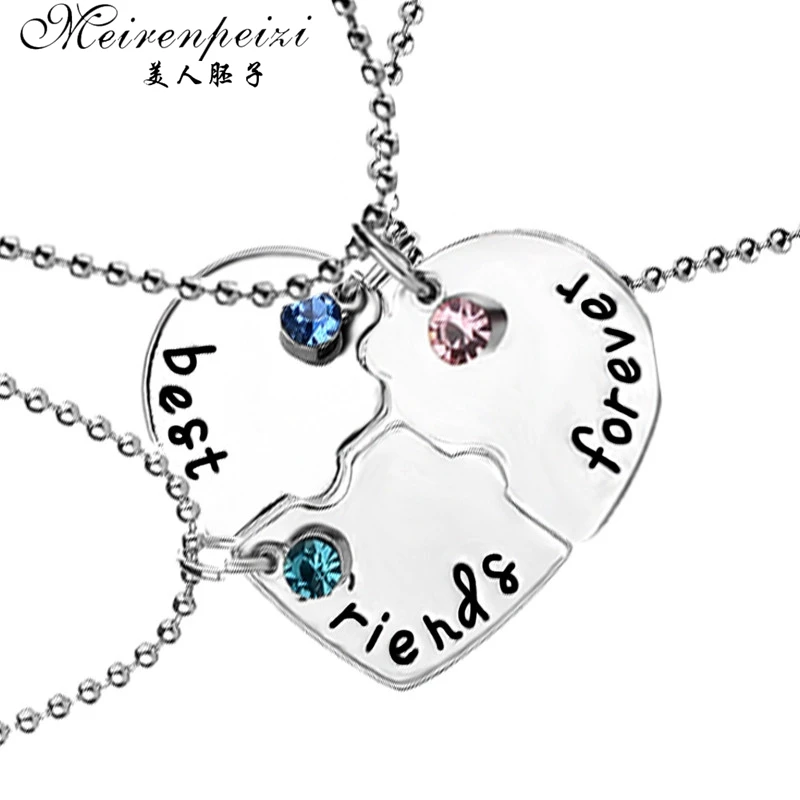 Juego de collares la Amistad personalizados, mejores amigas, para siempre, colgante, medias de regalo, joyería BFF|christmas charms pendants|christmas pendantssets pendant - AliExpress