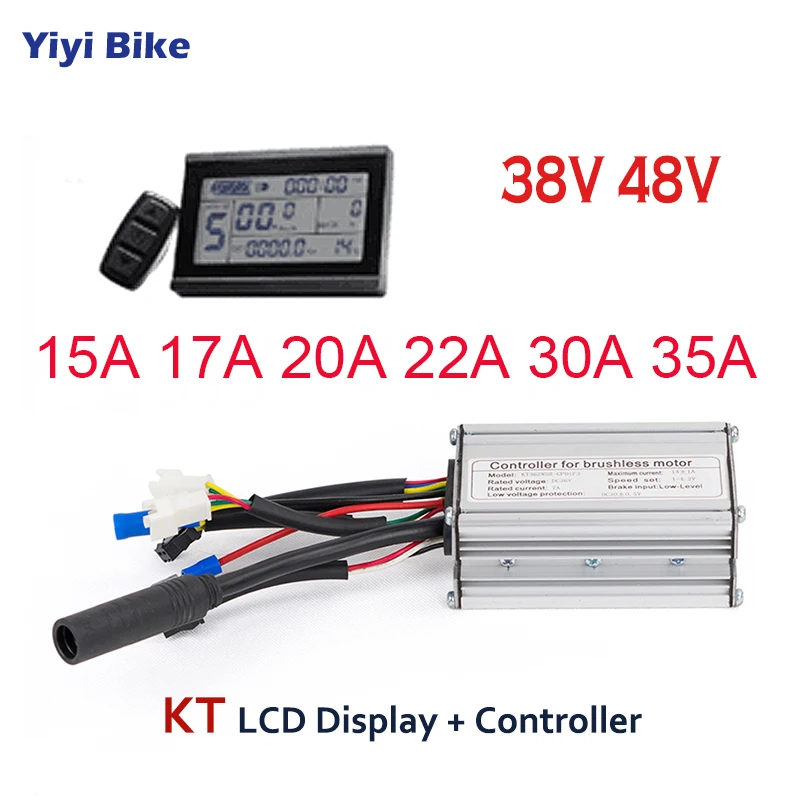 Perfect KT 36V 48V 500W-1500W Electric Bicycle Controller with LCD Display Electric Bike Scooter Brushless Controller e bike Accessories 0