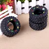 Rubber Tires Shape Pet Cat Dog Toys For Small Dogs Squeaky Kedi Puppy Toy For Dogs Cats Chew Dogs Pets Toys Supplies Jouet Chien 2