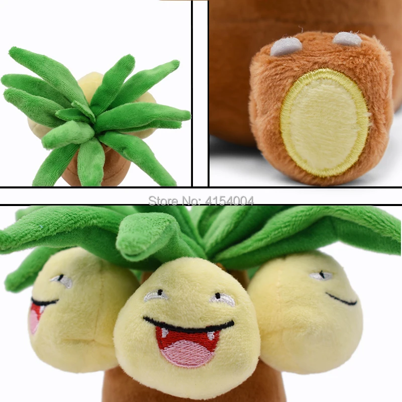 Аниме блестящие Mew Q Ver Exeggutor плюша мультфильм Peluche куклы Рождественский подарок Игрушки для маленьких детей