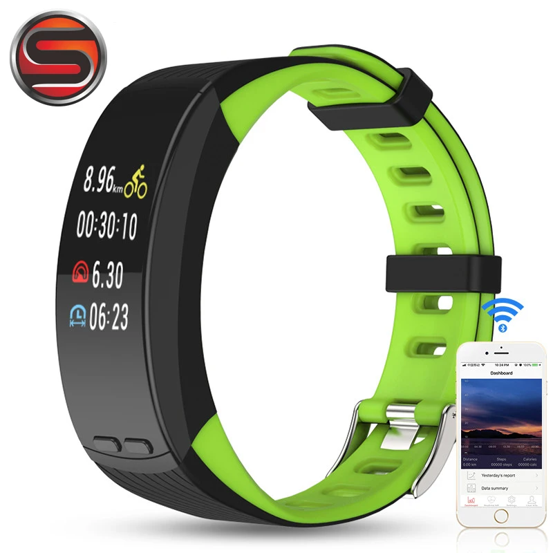

SOVOGU B60 Smart Watch Band Sport Oled Bracelet Heart Pressure Fitness Calorie Wristband waterproof Sleep GPS Tracker Pedometer