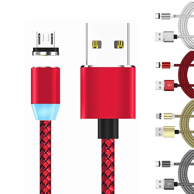 

Magnetic Micro USB Cable For Samsung a40 a50 Magnet Charger Data Charging Micro USB Cable For Android Mobile Phone Charge Cables