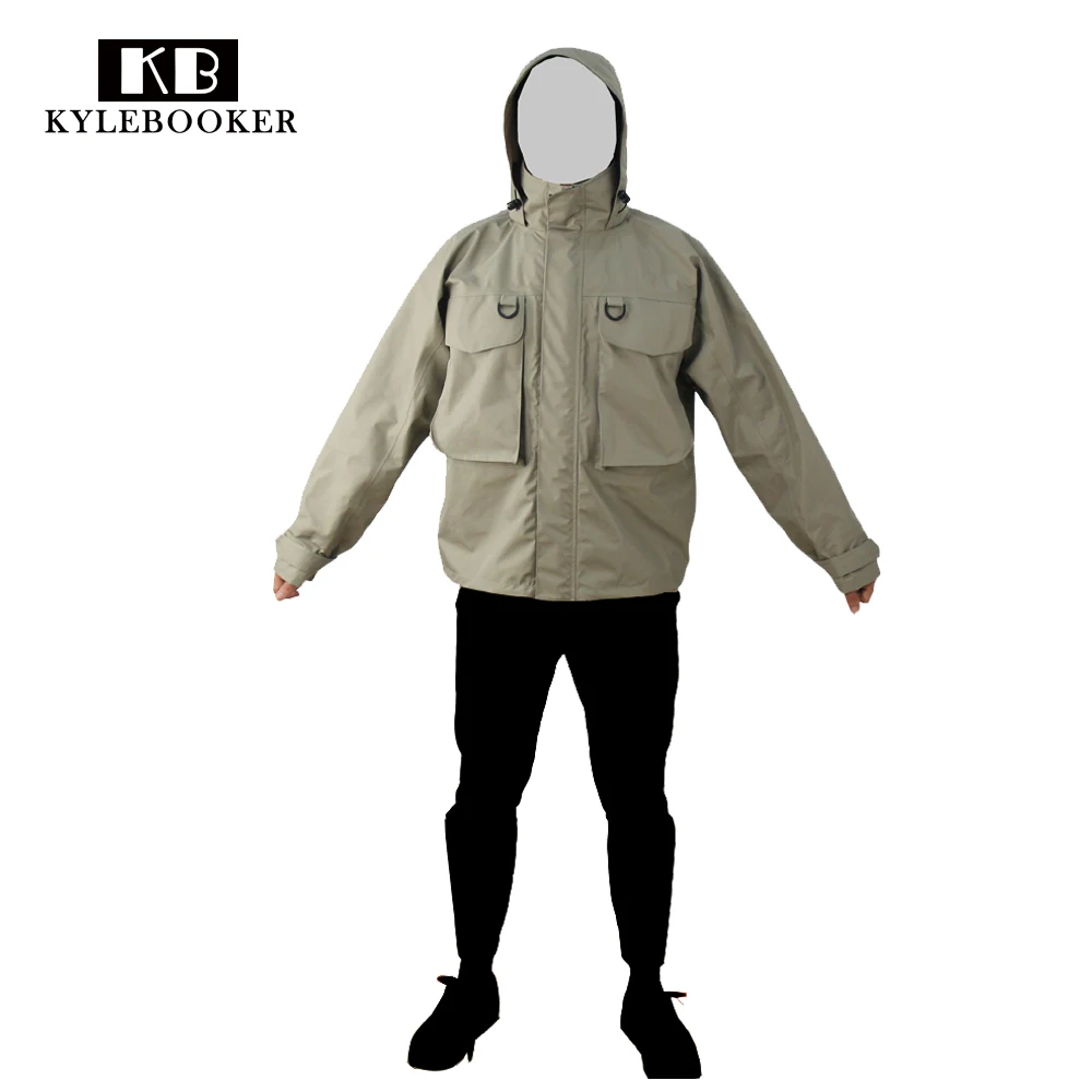 Men Outdoor Hunting wader Jacket Fishing clothing camouflage Waterproof