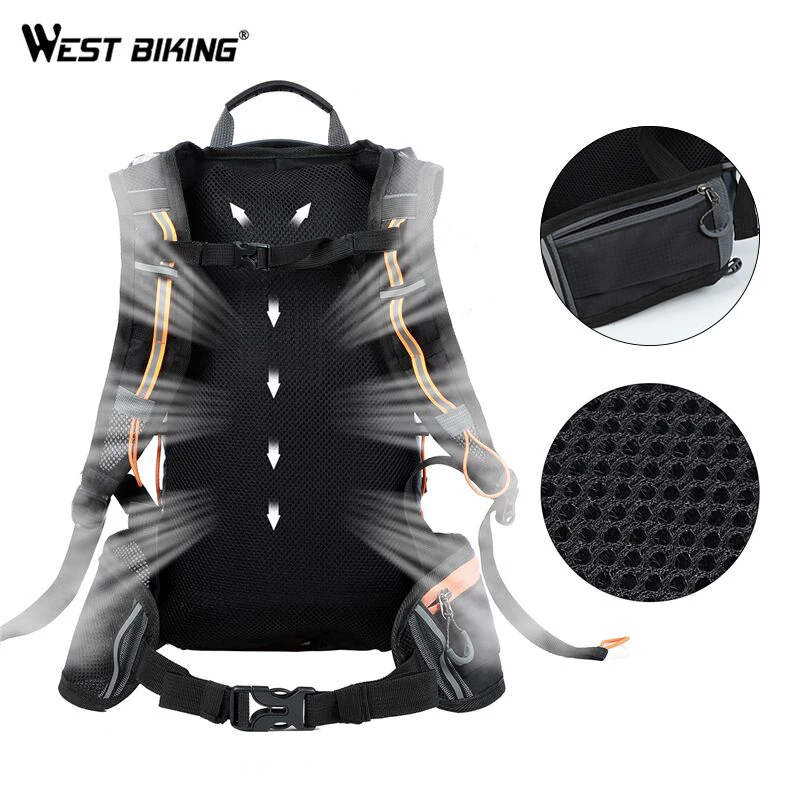 Ультралегкая велосипедная сумка WEST BIKING, портативный водонепроницаемый спортивный рюкзак 10л, походный рюкзак для альпинизма, велосипедный ... Ультралегкая велосипедная сумка WEST BIKING, портативный водонепроницаемый спортивный рюкзак 10л, походный рюкзак для альпинизма, велосипедный ...