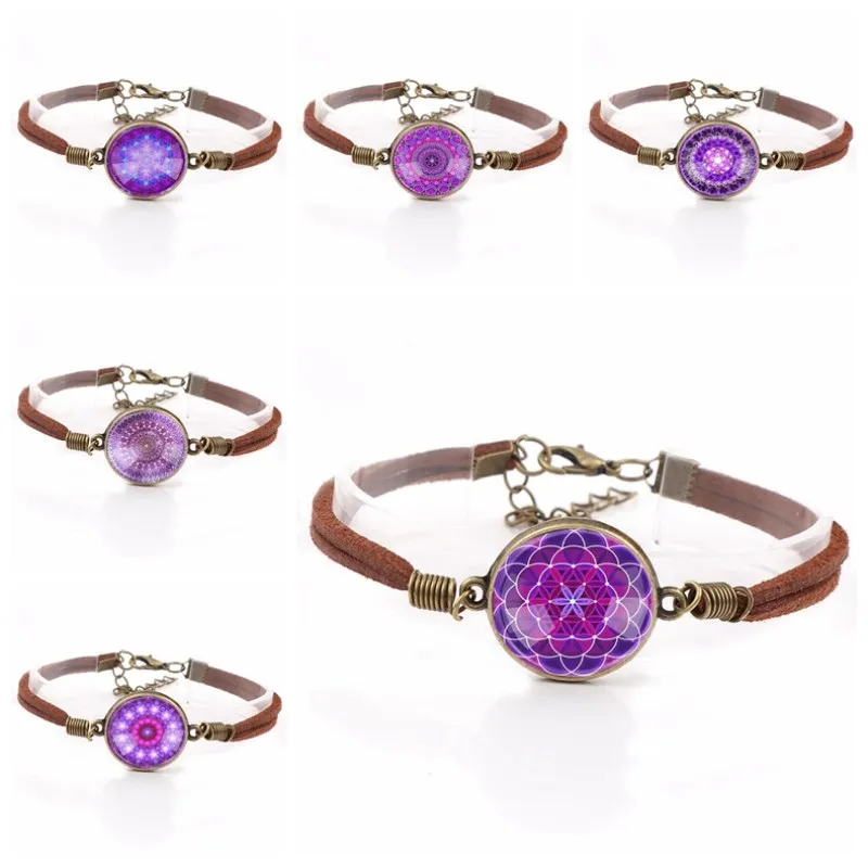 Сменный винтажный металлический смешанный фиолетовый Мандариновый стеклянный