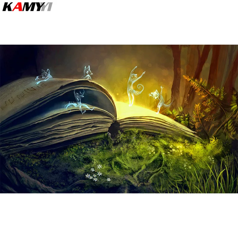 

Full square / round diamond 5D DIY diamond painting Book wizard embroidery 3D cross stitch mosaic home decoration gift YY